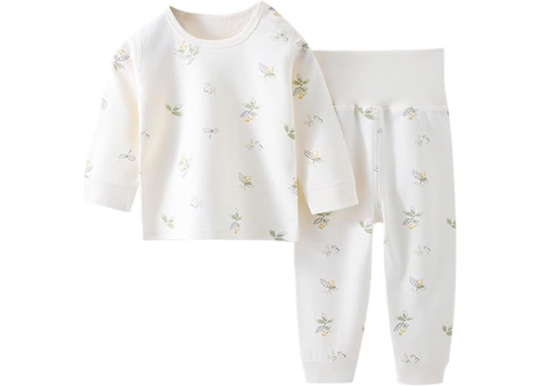 ハピパナ ベビーパジャマ 腹巻付き 上下セット キッズ ベビー服 男の子 女の子 ルームウェア