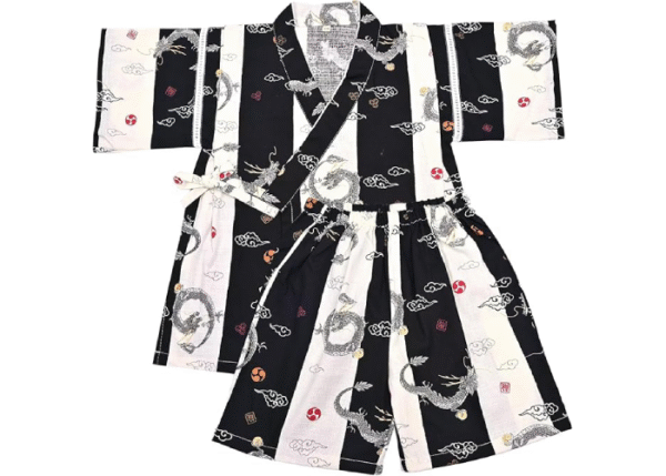 JIUJIUYCL 甚平 キッズ 男の子 子供服 上下セット 夏用 浴衣